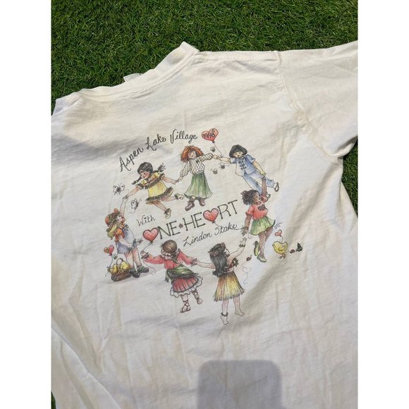 1998 90 one heart equality anti racism world peace shirt - Picture 2 of 9